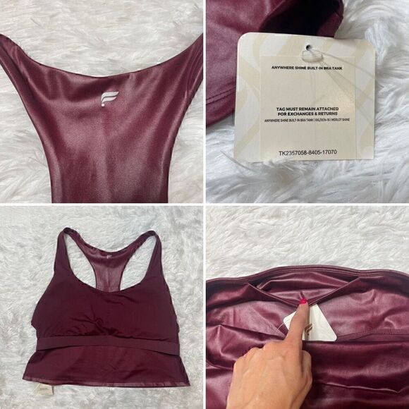 Fabletics Anywhere Motion 365+ Shine High Waisted Leggings Top Size XXL Tall - Picture 6 of 16